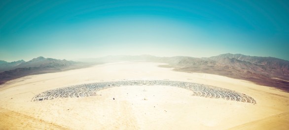 Burning Man From Above-XL